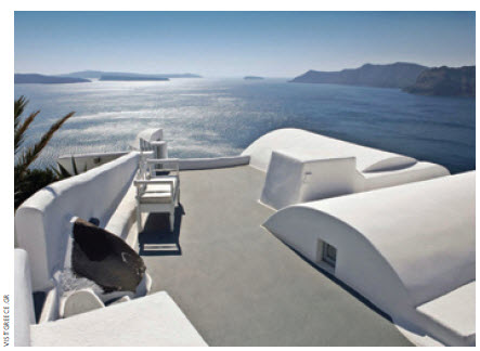 Santorini is one of the most popular wedding and honeymoon destinations in Greece.