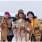 The Diplomatic Hospitality Group organized the third annual Grand Winter Festival for diplomatic families at Smithvale Stables, Nepean. From left: Ilona Skardunskiene (Lithuania), Nevena Mandadjieva (Bulgaria) and MiYoung Jin (Korea). (Photo: Ulle Baum)