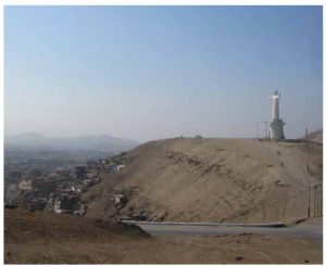 Morro Solar Hill, overlooking downtown Lima, has an observatory, monument to the Unknown Soldier and a statue of Jesus, partly personally paid for by then-Peruvian president Alan Garcia.