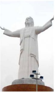 At 37 metres, Cristo del Pacifico, erected in 2011, is thought to be the world’s tallest statue of Christ.