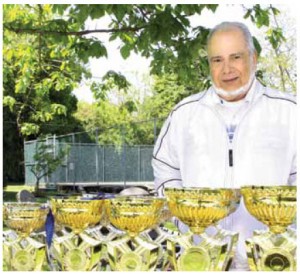 Haitian Ambassador Franz Liautaud has organised the Ottawa Diplomatic Association’s tennis tournament for the past two years. The event was expected to raise $1,000 for the Michaëlle Jean Foundation. Photo by Lois Siegel. 