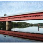 The bohemian town of Wakefield in Quebec boasts this charming covered bridge.