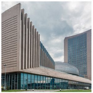 China has built and donated the skyscraper headquarters of the African Union in Addis Ababa; it’s a symbolic example of China’s influence in Africa.