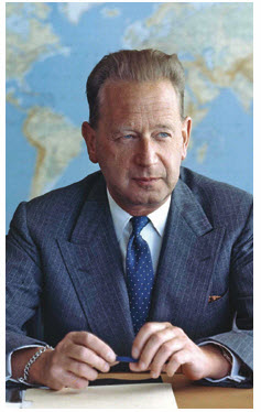 Dag Hammarskjold won the Nobel Peace Prize in 1961.