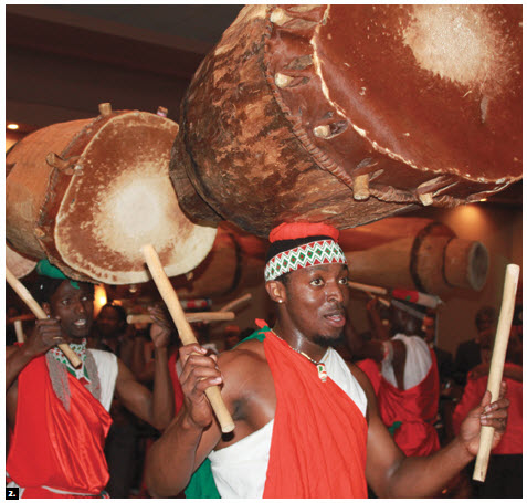 Drummers perform at Africa Day. (Photo: Ulle Baum) 