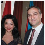 Outgoing Azerbaijani Ambassador Farid Shafijev and his wife, Ulkar Shafijeva, hosted a national day reception at the Westin Hotel. (Photo: Ulle Baum)