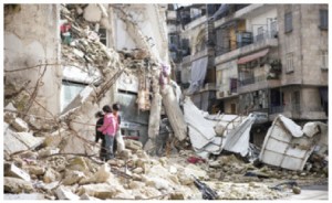 Aleppo, Syria, has seen widespread destruction. 