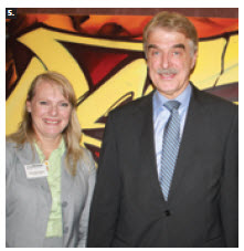 To mark the 25th anniversary of the fall of the Berlin Wall, the Embassy of Germany launched a series of exhibitions at the Diefenbunker. Ambassador Werner Wnendt is shown with Henriette Riegel, director of the Diefenbunker. (Photo: Ulle Baum)