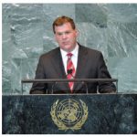 Mr. Baird at the UN, where he advocated for reform and accountability.