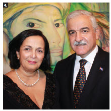 Ambassador Julio Antonio Garmendía Peña and his wife, Miraly Gonzalez, hosted a reception in celebration of Cuba’s national day at the embassy. (Photo: Ülle Baum) 