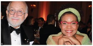 Former governor general Michaëlle Jean and her husband, Jean-Daniel Lafond, attended the ODA ball. (Photo: Ülle Baum) 