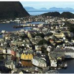 The city of Ålesund was completely rebuilt in the Art Nouveau style after a devastating fire in 1904 that left 10,000 people homeless.