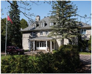 Ballybeg is the name of the large stone Rockcliffe home that’s been occupied by Tunisian ambassadors since 1970. (Photo: Dyanne Wilson)