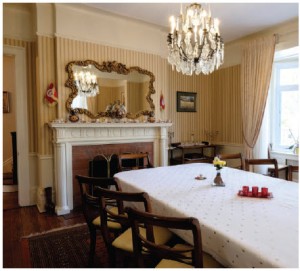 Guests to this dining room often want, and always receive, traditional Tunisian couscous. (Photo: Dyanne Wilson)