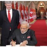 Indian Prime Minister Narendra Modi paid a state visit to Ottawa. He’s seen here with Prime Minister Stephen Harper. (Photo: Sam Garcia)