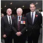 The centenary of ANZAC Day took place at the War Museum. From left, Australian Deputy High Commissioner Adrian Morrison, Gov. Gen. David Johnston and New Zealand High Commissioner Simon Tucker. (Photo: Sam Garcia)