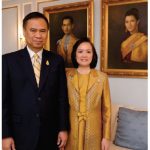 Ambassador Vijavat Isarabhakdi and his wife, Wannipa. (Photo: Dyanne Wilson)