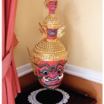 The home is full of Thai treasures such as this Khon mask. (Photo: Dyanne Wilson)