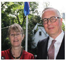 Icelandic Ambassador Sturla Sigurjónsson and his wife, Elín Jonsdottir, hosted a reception at their residence to mark Iceland’s national day. (Photo: Ulle Baum)