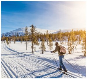 Norwegians are avid cross-country skiers.