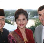 To mark the 70th anniversary of the independence of Indonesia, Ambassador Teuku Faizasyah and his wife, Andris Faizasyah, hosted a reception at their residence. (Photo: Ülle Baum)