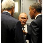 Russian President Vladimir Putin met with U.S. President Barack Obama and Secretary of State John Kerry on the margins of the UN General Assembly. (Photo: President of the Russian Federation)