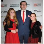 Polish Ambassador Marcin Bosacki attended the Valentine Gala with his two daughters, Maria, left and Zofia. (Photo: Ülle Baum)