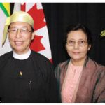 On the occasion of the Anniversary of the 68th Independence Day of Myanmar, Ambassador Hau Do Suan and his wife, Nwe Nwe Aye, hosted a reception at Ottawa City Hall. (Photo: Ülle Baum)