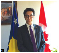 Lulzim Hiseni, Kosovo’s chargé d’affaires, has opened his country’s first embassy in Ottawa. (Photo: Embassy of Kosovo) 