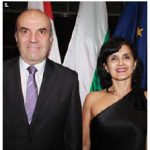 Bulgarian Ambassador Nikolay Milkov and his wife, Nevena Nikolaeva Mandadjieva, hosted a national day reception at Ottawa City Hall. (Photo: Ülle Baum)