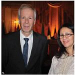 The Council of Arab League Ambassadors, in partnership with the Canadian Arab Business Council, hosted a gala dinner and awards ceremony at the Château Laurier. From left, Foreign Minister Stéphane Dion and Moroccan Ambassador Nouzha Chekrouni. (Photo: Ülle Baum)