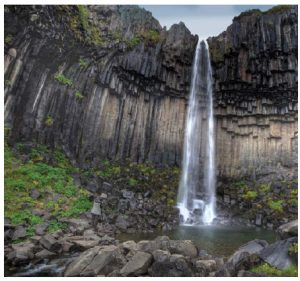 The waterfall Svartifoss (also known as Black Waterfall) in southeast Iceland. (Photo: Ragnar Th. Sigurdsson)
