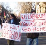Protesters in Odessa in March 2014 protest political repression. (Photo: HOBOPOCC)