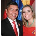 Venezuelan Ambassador Wilmer Omar Barrientos Fernandez and his wife, Carla Josefina Gomez De Barrientos, hosted a reception to mark the 205th Anniversary of the Declaration of Independence of Venezuela and the Day of the Bolivarian National Armed Forces. (Photo: Ülle Baum)