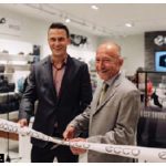 The new ECCO Shoes store at the Rideau Centre officially opened with a ribbon cutting by ECCO Shoes Canada president Jordan Searle, left, and Danish Ambassador Neils Boel Abrahamsen. (Photo: Byfield-Pitman Photography)