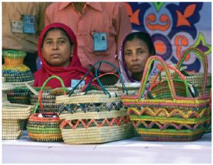 According to the World Bank, 1.9 billion people — 37.1 per cent of the global population — lived on less than $1.90 a day in 1990. By 2015, that number was down to 702 million — 9.6 per cent of global population. These businesswomen are beneficiaries of the Grameen Bank project for poverty eradication. (Photo: UN photo)