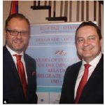 Serbian Ambassador Mihailo Papazoglu hosted a reception on the occasion of the visit of Serbian Deputy Prime Minister and Foreign Minister Ivica Dacic. The event also commemorated 75 years of diplomatic relations between Belgrade and Ottawa. (Photo by Ülle Baum)