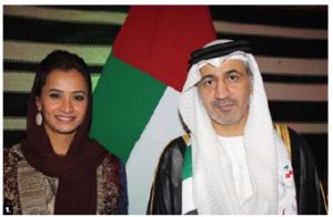 UAE Ambassador Mohammed Saif Helal Alshehhi hosted a national day reception at the Fairmont Château Laurier Hotel. He’s shown here with Capt. Aysha Al Hamili, the UAE's permanent representative to the International Civil Aviation Organization. (Photo: Ülle Baum)