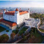 Bratislava Castle, built in the 9th Century, sits above the Danube River and offers magnificent views of Bratislava. Visitors can stroll in the gardens or visit the Slovak National Museum (www.snm.sk). (Photo: Department of Tourism of the Ministry of Transport and Construction of the Slovak Republic)