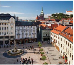 Bratislava’s charming Old Town is compact in size and walker-friendly, which makes exploring it on foot easy and enjoyable. (Photo:Department of Tourism of the Ministry of Transport and Construction of the Slovak Republic) 