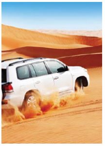 Sand-dune bashing is a popular pastime on the Arabian Peninsula and an adventurous way to see the dunes of its deserts. (Photo: © Sophiejames | Dreamstime.com)