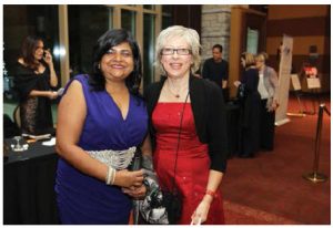 Joanne Silkauskas, executive director of Reach Canada, with Jamaican High Commissioner Janice Miller, at the Ottawa Diplomatic Association’s ball last year. (Photo: Sam Garcia)