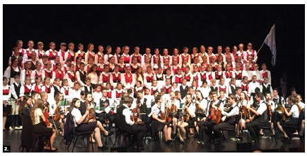 To celebrate Canada's 150th anniversary, Ambassador Ódor also hosted a concert by the Szentegyháza Children’s Philharmonia at Centrepointe Theatre. (Photo: Ülle Baum)