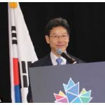 Korean Ambassador Maeng-ho Shin delivered opening remarks at the Korean Culture Fair at Lansdowne Park's Horticulture Building. The event was organized by the Korean Cultural Centre in association with the embassy in celebration of Canada's 150th birthday. (Photo: Ülle Baum)