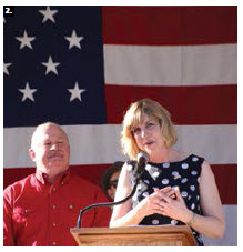 The U.S. embassy hosted a Fourth of July celebration at Lornado, the U.S. ambassador's official residence. Elizabeth Aubin, chargé d’affaires, and her husband, Daniel Aubin, hosted. (Photo: Ülle Baum)