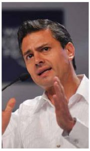 Outgoing Mexican President Enrique Peña Nieto and his country have much to lose if NAFTA renegotations fail. (Photo:  World Economic Forum)