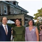 The Ottawa Symphony Orchestra's Fête Champêtre took place at the residence of Italian Ambassador Claudio Taffuri. From left, Fabrizio Nava, minister-counsellor at the embassy of Italy, Maria Enrica Francesca Stajano and Kate Holmes, general manager of the symphony. (Photo: Ülle baum)