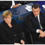 French President Emmanuel Macron, left, and German Chancellor Angela Merkel, right, take part in the G7 meeting in Taormina, Italy. Merkel will need Macron in 2018 as an EU ally. (Photo: © European Union , 2017 )