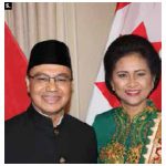 Indonesian Ambassador Teuku Faizasyah and his wife, Andis Erawan Faizasyah, hosted a reception at the Fairmont Château Laurier in honour of Indonesia’s 72 years of independence. (Photo: Ülle Baum)