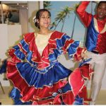 Punta Cana and San Miguel de Allende, a colonial-area city in Mexico's central highlands, were both promoted at Montreal's international tourism and travel show. These dancers from the Ballet Folklorico Xcaret performed. (Photo: Ülle Baum)